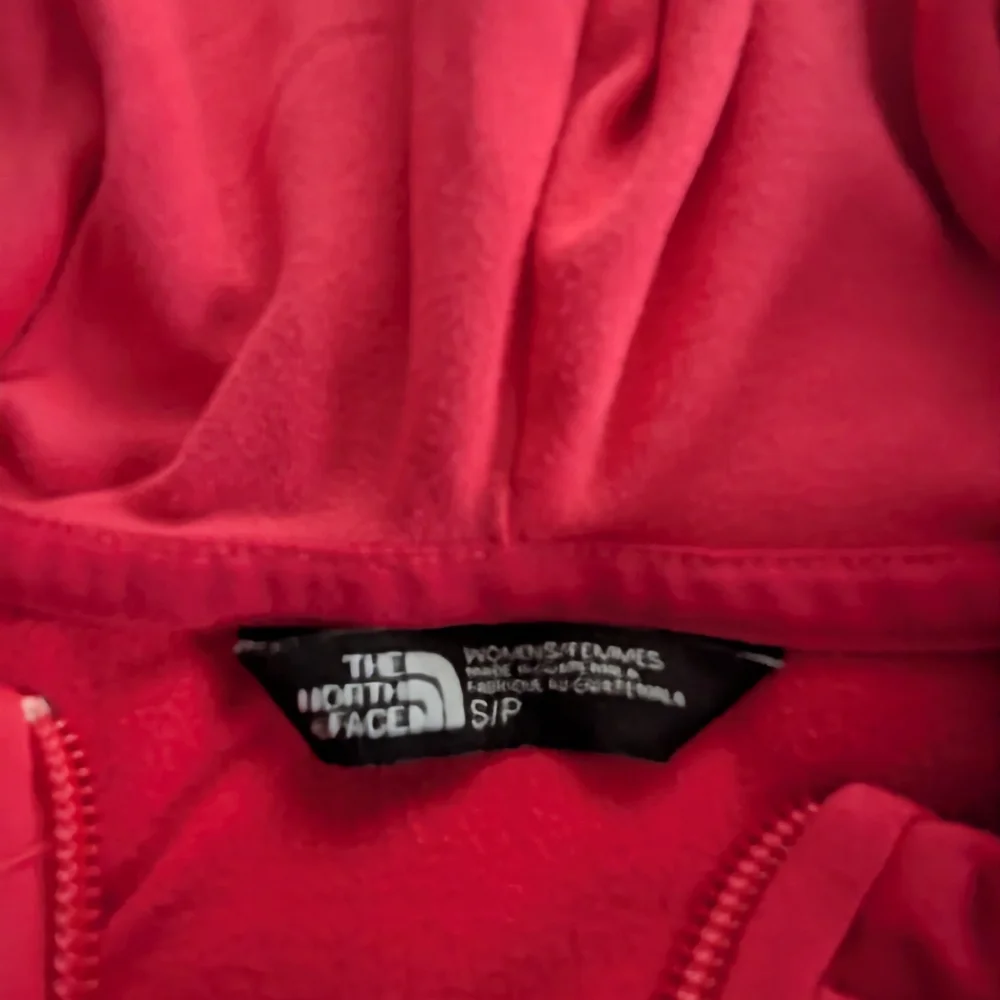 North Face Vibrant Red Zip-Up Hoodie - Picture 5 of 5